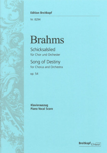 BRAHMS J. - SCHICKALSLIED OP.54 ( CANCION DEL DESTINO )URTEXT