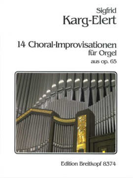 KARG ELERT S. - IMPROVISACIONES CORALES (14) DEL OP.65