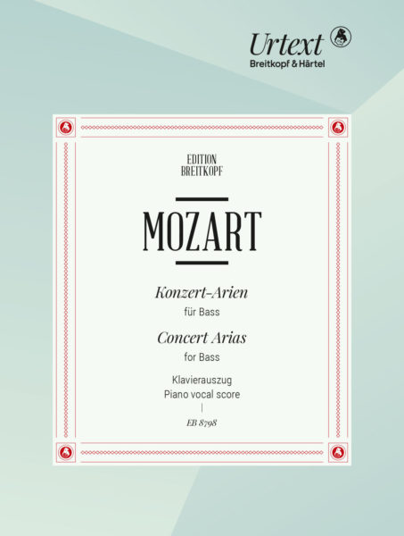 MOZART W.A. - ARIAS DE CONCIERTO (BAJO) URTEXT
