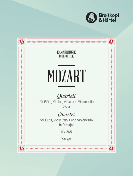 MOZART W.A. - CUARTETO RE M KV 285 (FL/V/VA/VC)