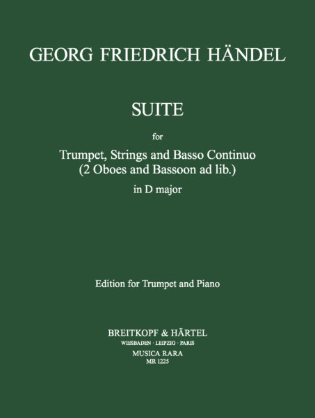HANDEL G.P. - SUITE REM PARA TROMPETA , CUERDAS Y BAJO CONTINUO HWV341