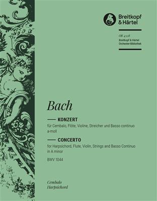 BACH J.S. - CONCIERTO FLAUTA ,VIOLIN Y CLAVE BWV1044 ( CLAVE SOLISTA)