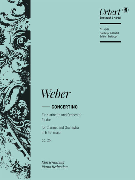 WEBER C.M. - CONCERTINO OP.26 URTEXT
