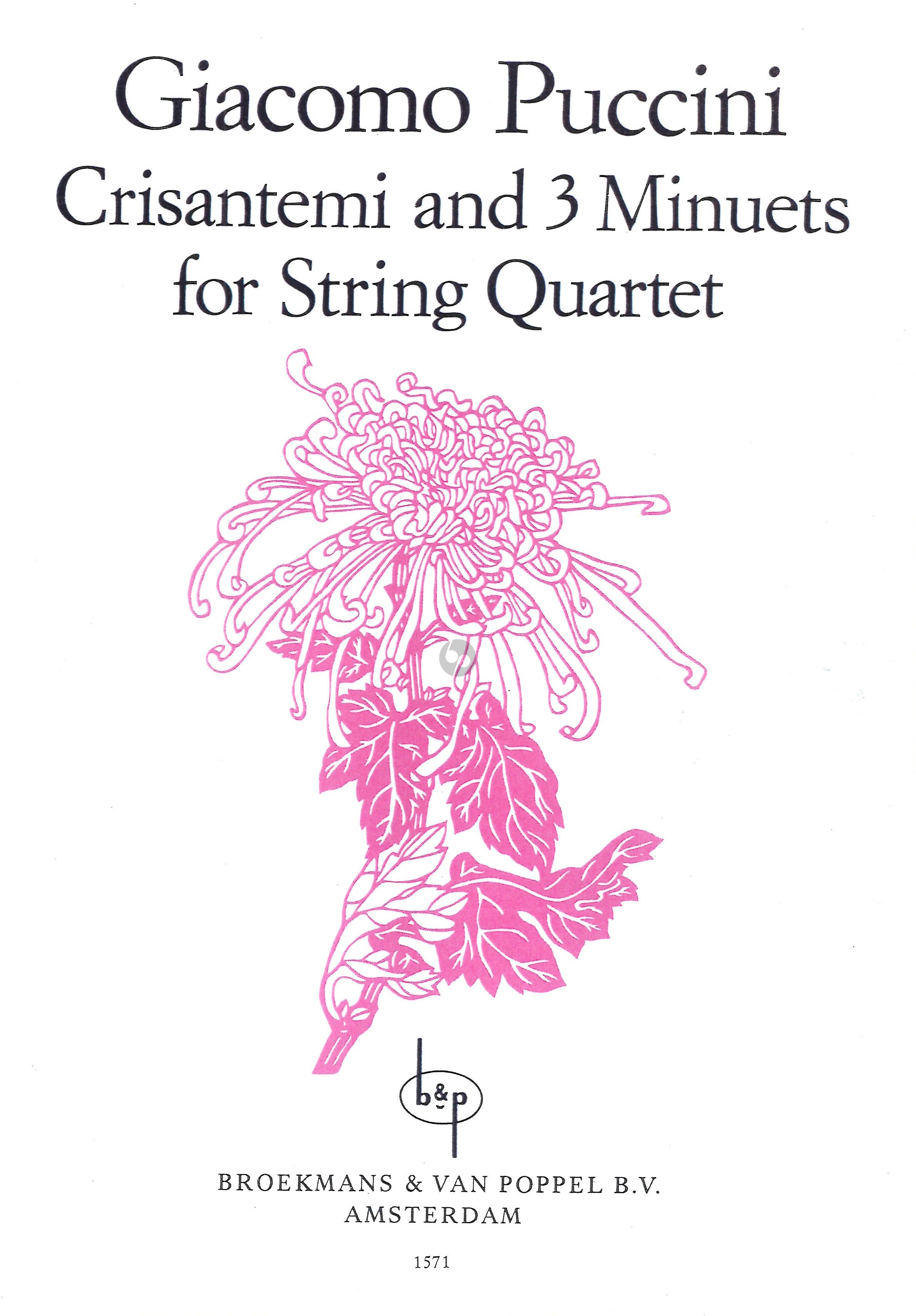 PUCCINI G. - CRISANTEMI Y MINUETOS (PT)     - 2V/VA/VC