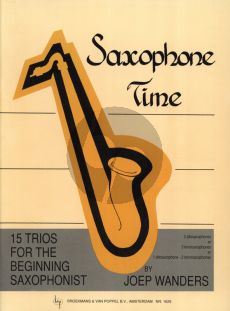 WANDERS J. - SAXOPHONE TIME (15 PEQUEÑOS TRIOS) -