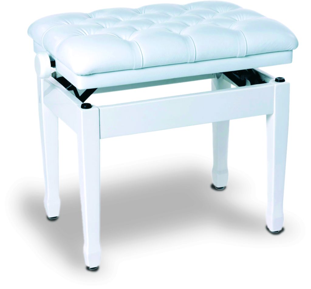 BANQUETA PIANO DE COLA - REGULABLE BXD14 # BLANCA