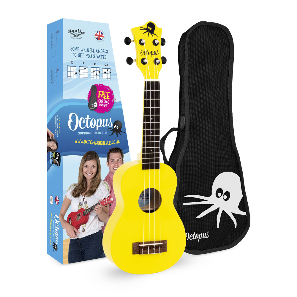 UKELELE SOPRANO - OCTOPUS UK-205YLS AMARILLO