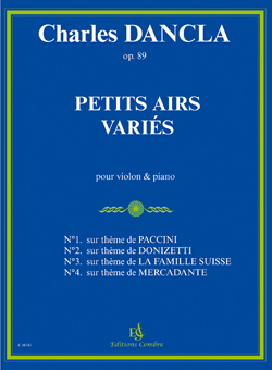 DANCLA CH. - PETIT AIRS VARIES OP.89