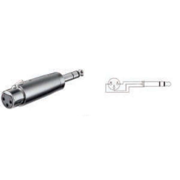 ADAPTADOR LEEM - XLR-F CANON HEMBRA-JACK A043