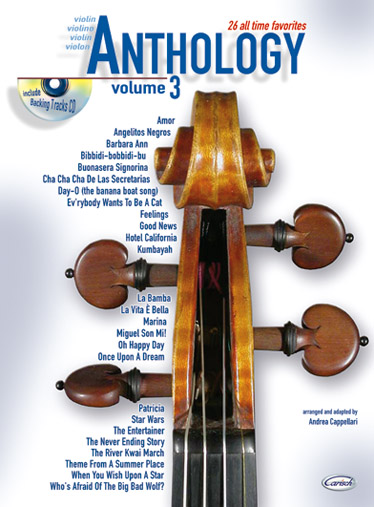 CAPPELLARI. A. - ANTOLOGIA V. 3 (30 ALL TIME FAVORITES) (+CD) VIOLIN