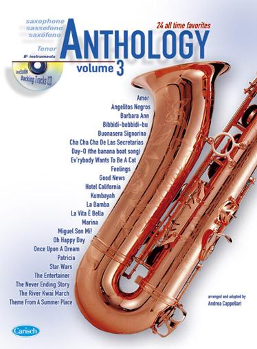 CAPPELLARI A. - ANTOLOGIA V. 3 (30 ALL TIME FAVORITES) (+CD) SAXO TENOR