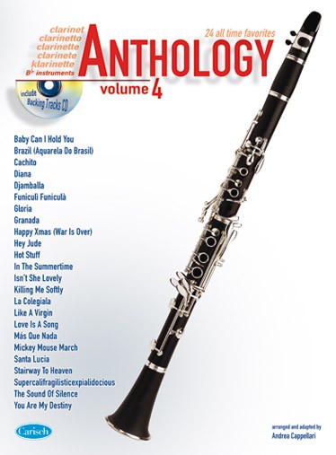 CAPPELLARI A. - ANTOLOGIA V. 4 (24 ALL TIME FAVORITES) (+CD) CLARINETE