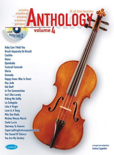 CAPPELLARI A. - ANTOLOGIA V. 4 (24 ALL TIME FAVORITES) (+CD) VIOLIN