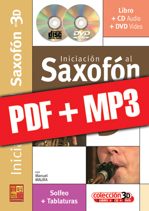 MAURA M. - INICIACION AL SAXOFON +CD +DVD (TAB)