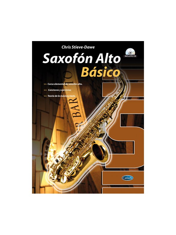 STIEVE-DAWE C. - SAXOFON ALTO  BASICO +CD