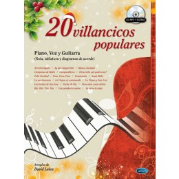 ALBUM - VILLANCICOS POPULARES (20)(PGV) (TABLATURA) + CD+ MP3 Y EXTRAS