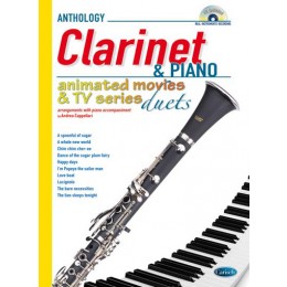 CAPPELLARI A. - ANIMATED MOVIES & TV SERIES DUETS CLARINETE/P +CD