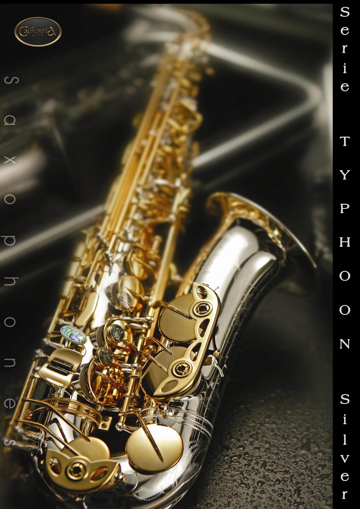 SAXO ALTO - CALIFORNIA TYPHDON I BRONZE GRABADO A MANO