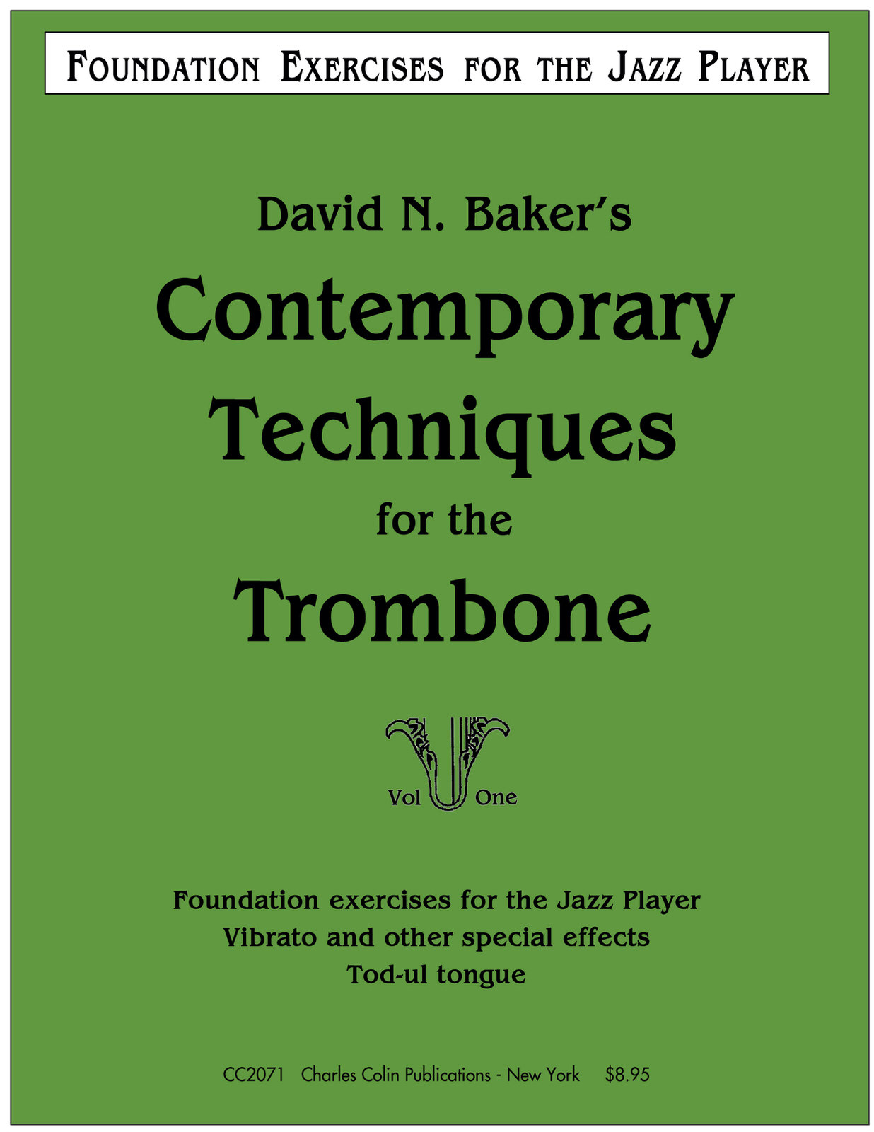 BAKER´S D.N. - COMTEMPORARY TECHNIQUES V.1   -TB