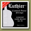 CUERDA GUITARRA - LUTHIER LU-35 DARK SILVER MEDIUM/HARD