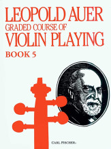AUER L. - GRADED COURSE OF VIOLIN PLAYING V.5