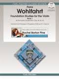 WOHLFAHRT F. - FOUNDATION STUDIES V.1 VIOLIN + DVD