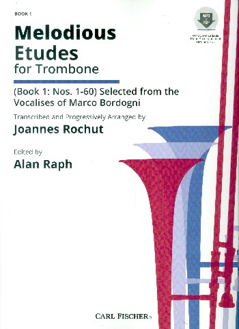 ROCHUT J. - ESTUDIOS MELODICOS TROMBON Vº1 (+AUDIO DESCARGABLE)