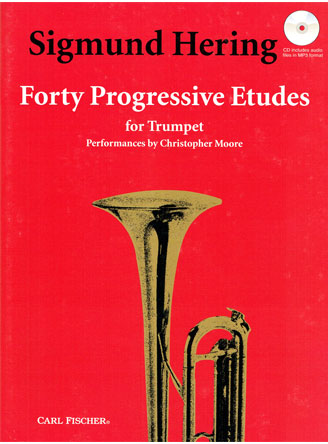 HERING S. - ESTUDIOS PROGRESIVOS TROMPETA (40) +CD