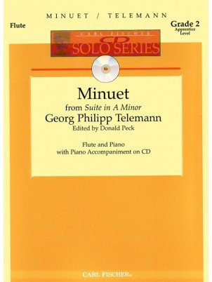 TELEMANN G.P - MINUETO DE LA SUIT EN LA m (FLP) +CD