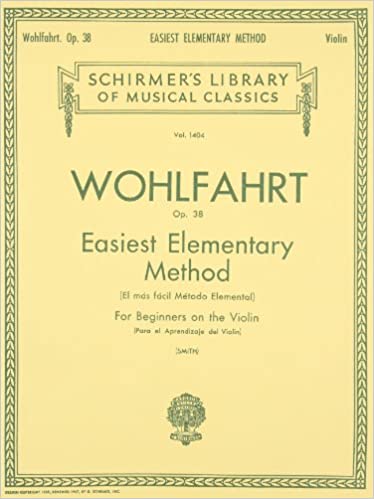 WOHLFAHRT F. - METODO ELEMENTAL PARA PRINCIPIANTES - OP.38