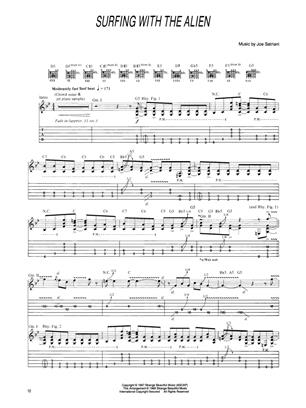 SATRIANI J. - SURFING WITH ALIEN (TABLATURA) - 12