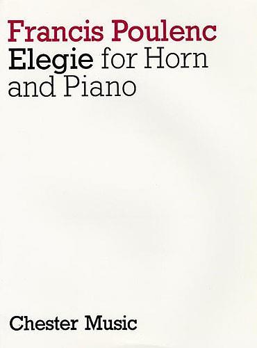 POULENC F. - ELEGIA -