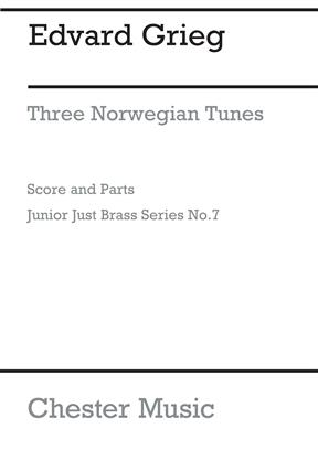 GRIEG E. - CANCIONES NORUEGAS (SC+PT) 2TP/TR/TB/PER -