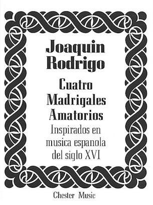 RODRIGO J. - MADRIGALES AMATORIOS   MSP -