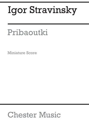 STRAVINSKY I. - PRIBAOUTKI (VOZ/8 INSTRUMENTOS) -