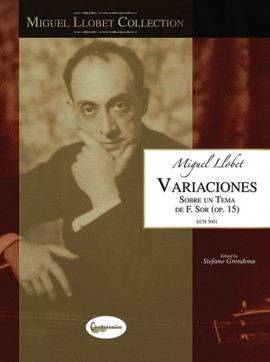LLOBET . - VARIACIONES SOBRE UN TEMA DE SOR OP.15 *NO DERECHOS*