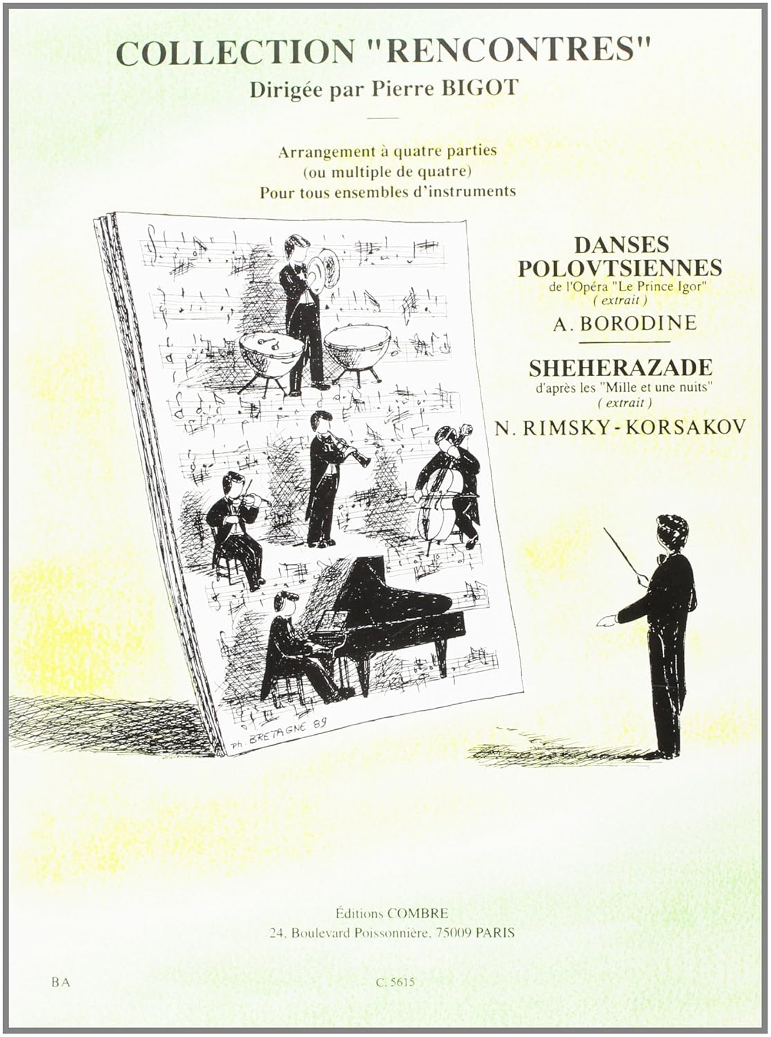 BORODIN/KORSAKOV - DANZAS POLOVSIANAS/SHEHEREZADE (SC+PT) -