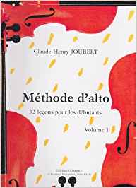 JOUBERT C.H.- METODO DE VIOLA Vº 1  (32 LECCIONES DEBUTANTES)