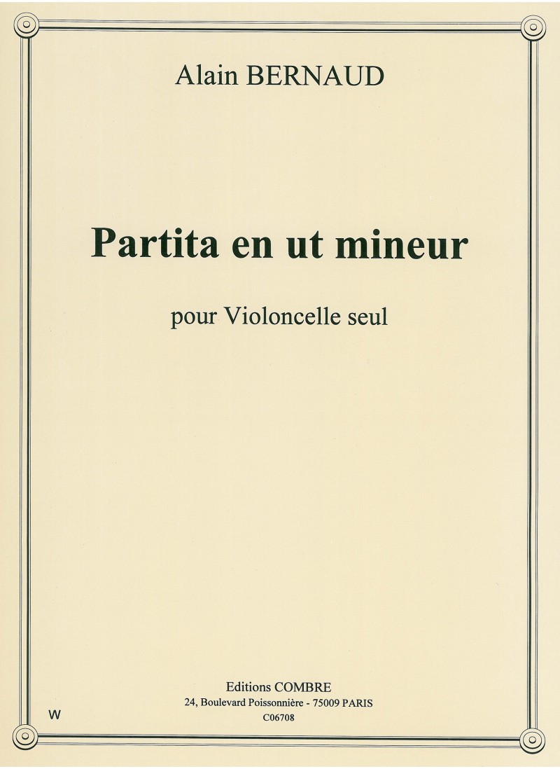 BERNAUD A. - PARTITA REm (CELLO)