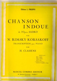 RIMSKY KORSAKOFF N. - CANCION INDIA DE LA OPERA SADKO (SAXOFON Y PIAANO)