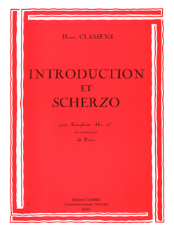 CLASSENS H. - INTRODUCCION Y SCHERZO -