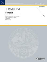 PERGOLESI G.B. - CONCIERTO SIB VIOLIN PARTES