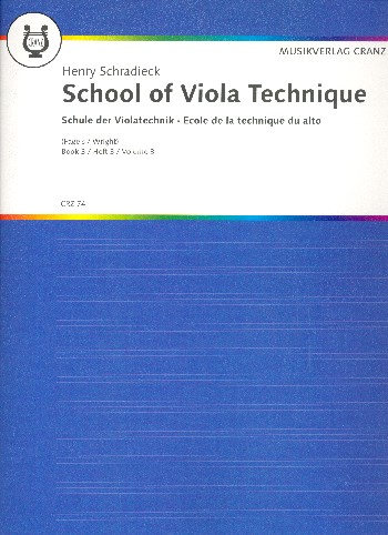 SCHRADIECK H. - ESCUELA DE LA TECNICA VIOLA V.3