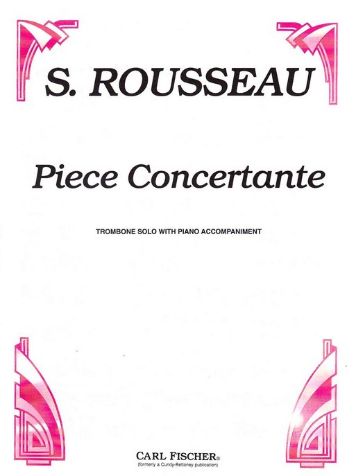 ROUSSEAU S. - PIEZA CONCERTANTE (TBP)