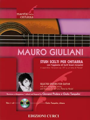 GIULIANI M. - STUDI SCELTI PER CHITARRA OP.107 +CD