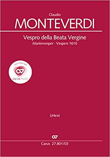 MONTEVERDI C. - VESPRO DELLA BEATA VERGINE