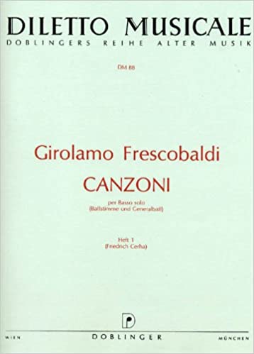 FRESCOBALDI G. - CANCIONES V.1 (1-4) -