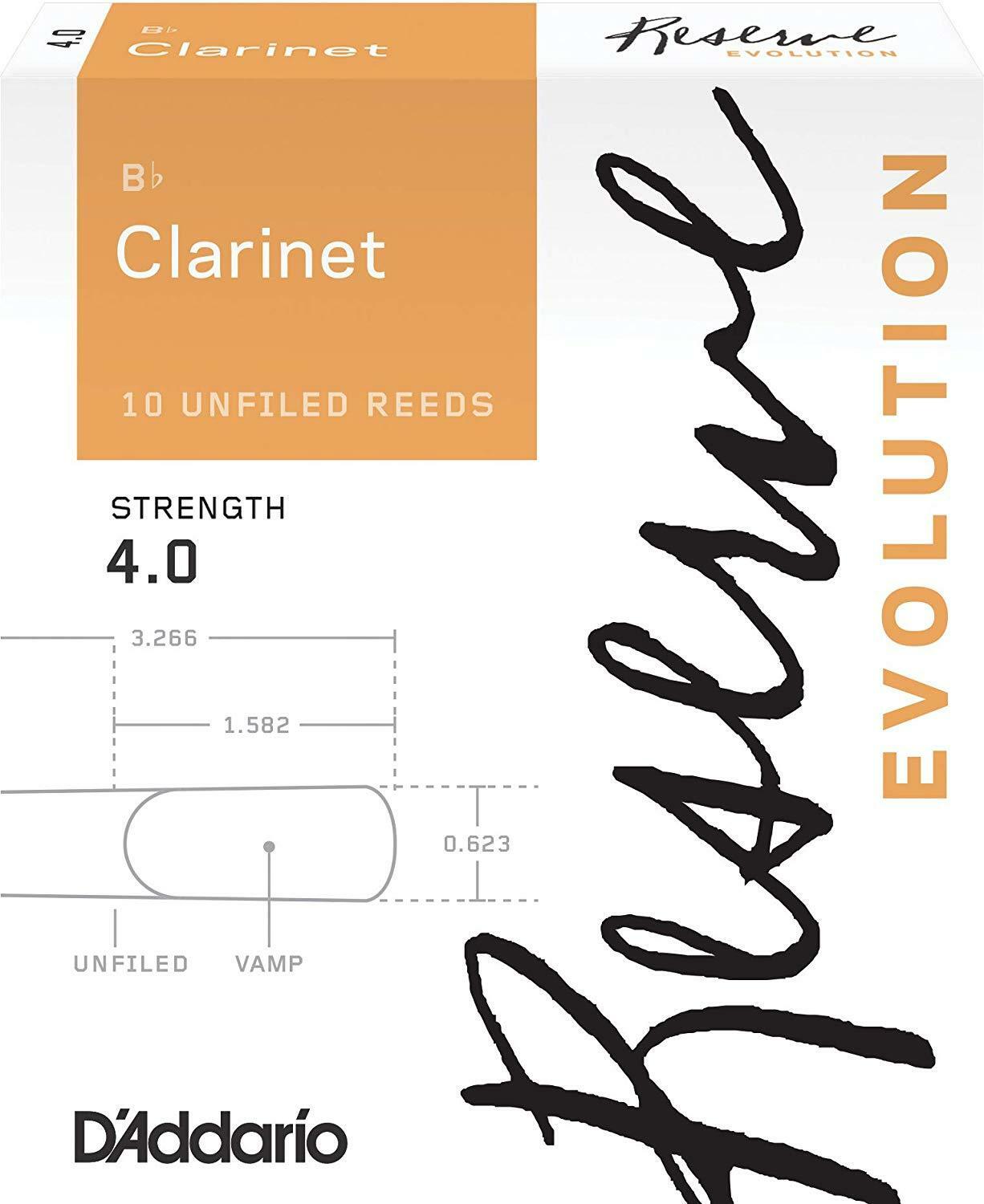 CAÑA CLARINETE - D´ADDARIO RESERVE EVOLUTION 4