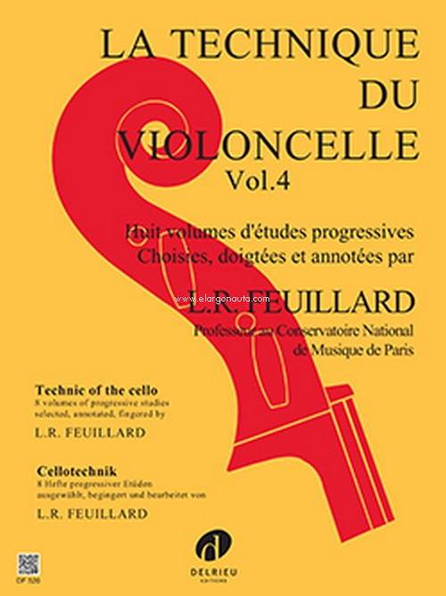 FEUILLARD L.R. - TECNICA DEL VIOLONCELLO V.4 -