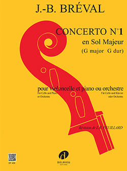 BREVAL J.B. - CONCIERTO Nº1 SOL M (VC) -